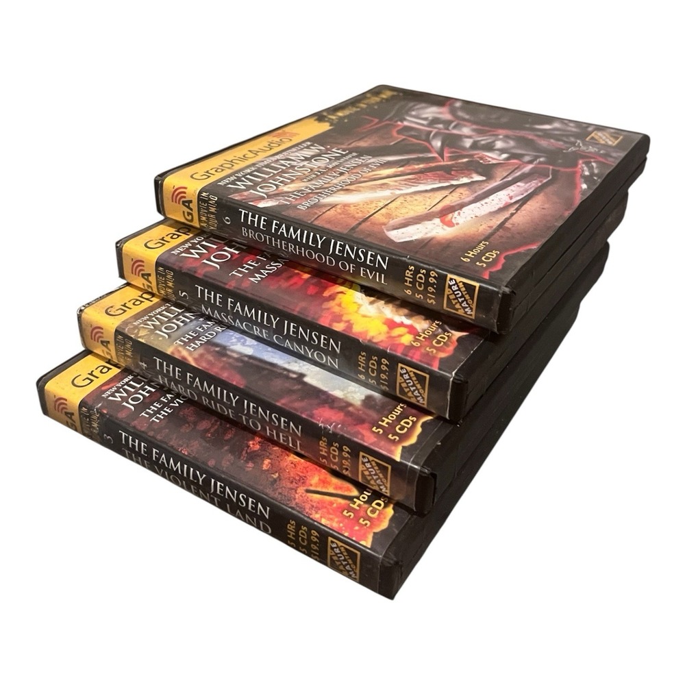 GraphicAudio CD William W Johnstone Sidewinders Set #2-8  Western